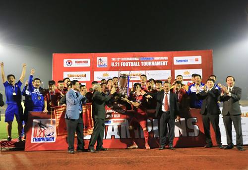 U21 Việt Nam đăng quang tại giải U21 Quốc tế 2018.