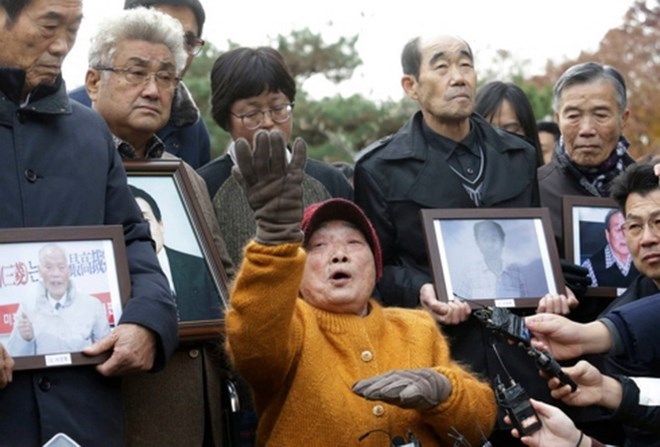 Hàn Quốc: Người dân đòi tiền bồi thường lao động thời chiến