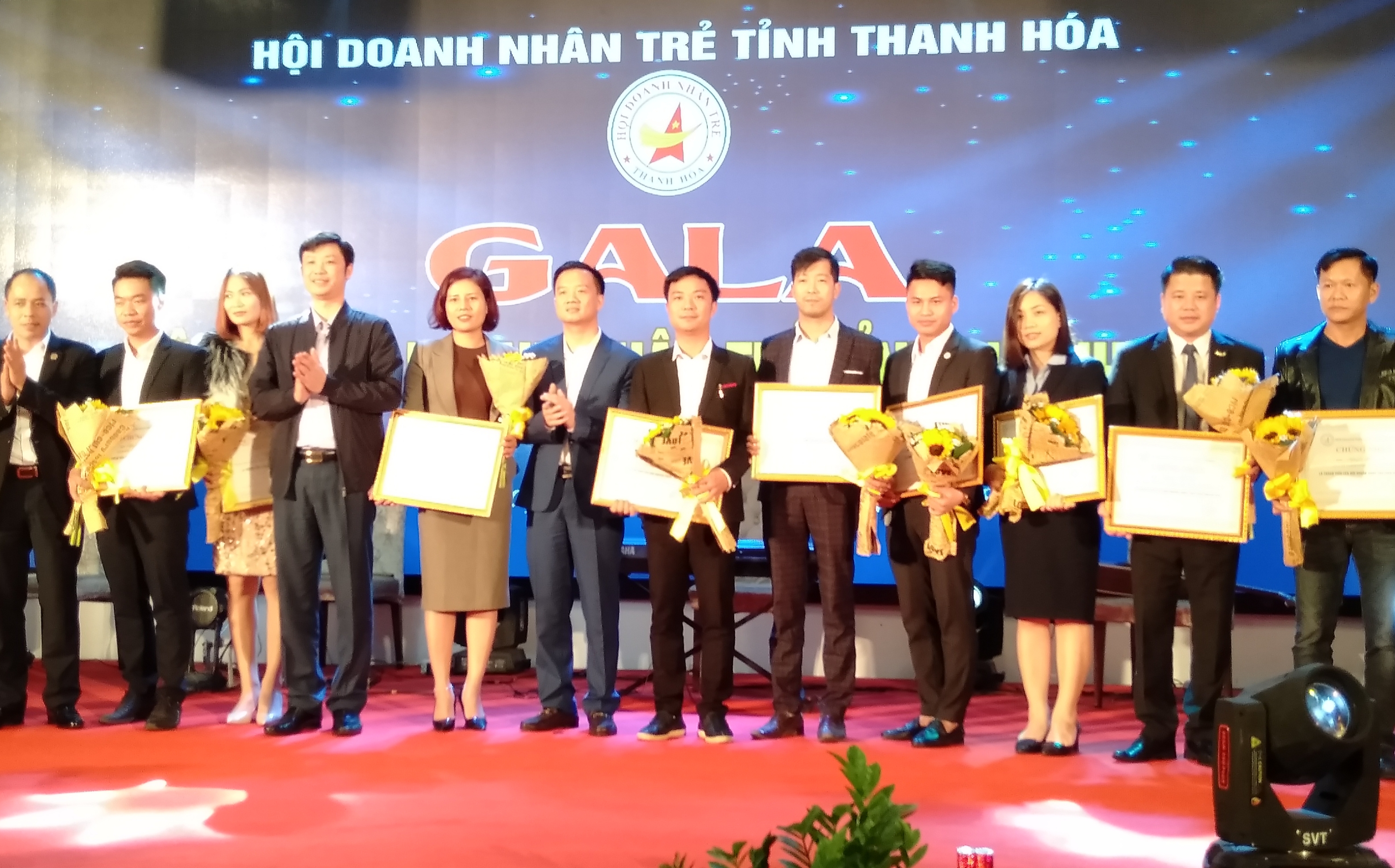 Đêm Gala hội tụ doanh nhân trẻ Thanh Hóa 2018