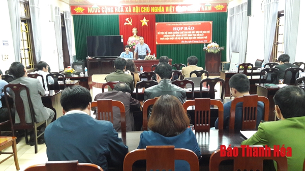 TP Sầm Sơn: Sẽ cưỡng chế thu hồi đất của 20 hộ dân để bàn giao mặt bằng cho các dự án