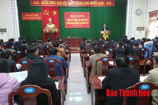 Tập trung lãnh đạo thực hiện thắng lợi nhiệm vụ chính trị tại các cơ quan, đơn vị