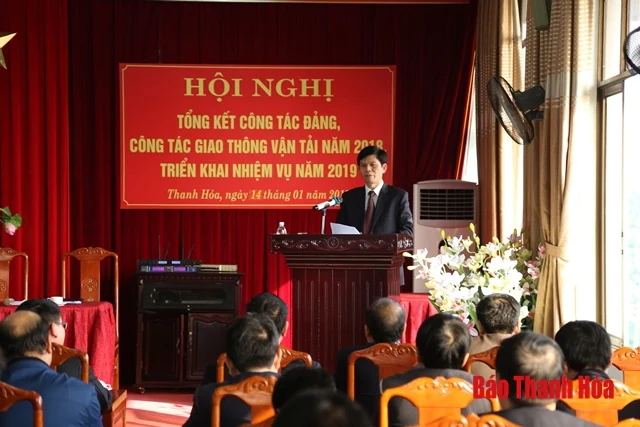 Phấn đấu hoàn thành tốt nhiệm vụ trên tất cả các lĩnh vực quản lý giao thông – vận tải