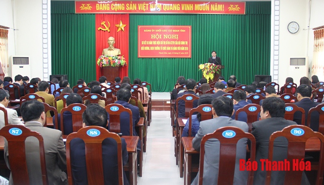 Đảng ủy khối các cơ quan tỉnh: Đẩy mạnh thực hiện Chỉ thị 05-CT/TW của Bộ Chính trị