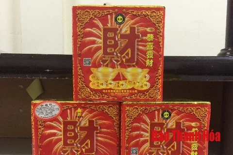 Phát hiện xe vận chuyển trái phép 108 quả pháo do nước ngoài sản xuất