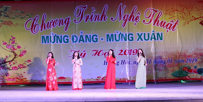 Huyện Hoằng Hóa tổ chức chương trình nghệ thuật “Mừng Đảng - Mừng Xuân Kỷ Hợi 2019”