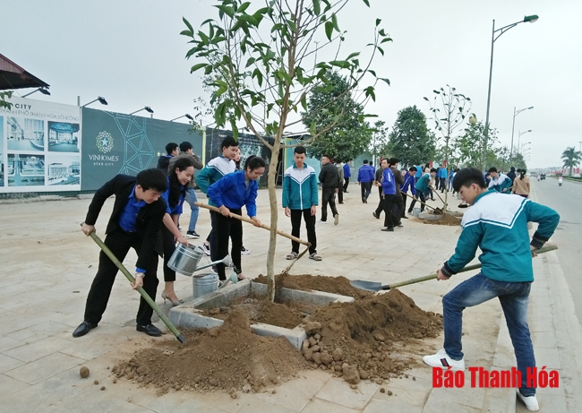 TP Thanh Hóa phát động Tết trồng cây “Đời đời nhớ ơn Bác Hồ”