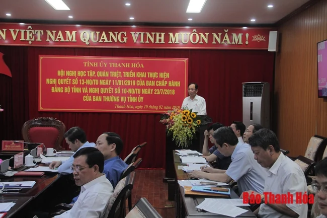 Chủ động xây dựng kế hoạch và sớm triển khai các nghị quyết