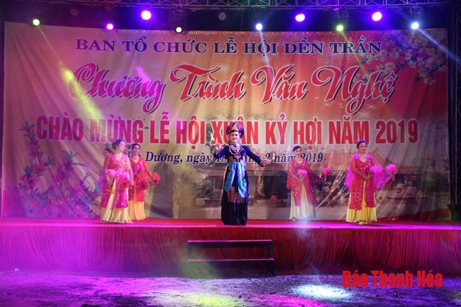 Lễ khai ấn đền thờ Trần Hưng Đạo (xã Hà Dương, Hà Trung) xuân Kỷ Hợi 2019