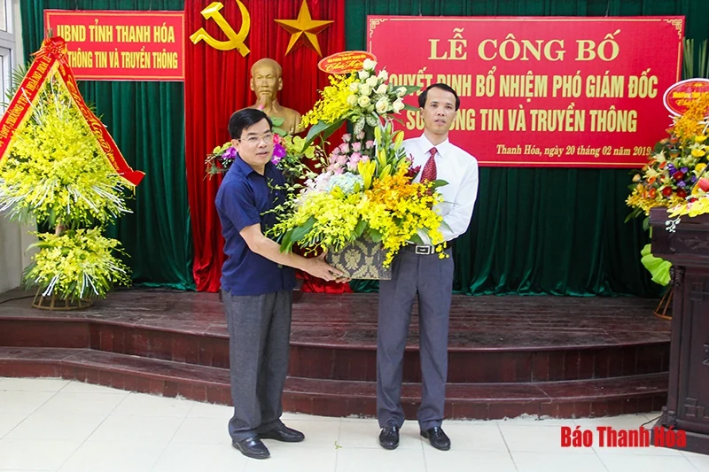 Đồng chí Nguyễn Văn Tước giữ chức vụ Phó Giám đốc Sở Thông tin và Truyền thông