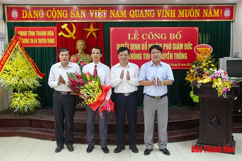 Đồng chí Nguyễn Văn Tước giữ chức vụ Phó Giám đốc Sở Thông tin và Truyền thông