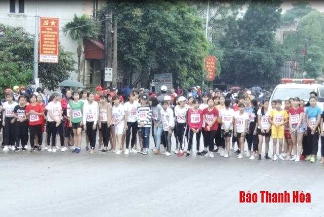Huyện Thọ Xuân: Tổ chức giải việt dã thanh thiếu niên năm 2019