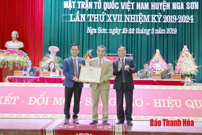 Đại hội đại biểu M TTQ huyện Nga Sơn lần thứ XVII, nhiệm kỳ 2019 - 2024