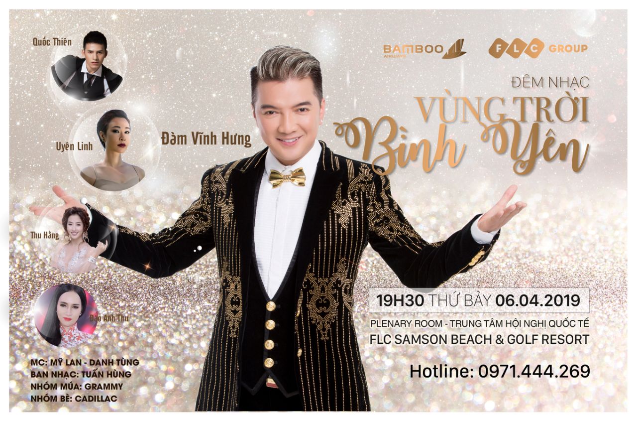 Bamboo Airways t ặng khách mua combo bay TP Hồ Chí Minh – Thanh Hoá vé xem đêm nhạc Đàm Vĩnh Hưng