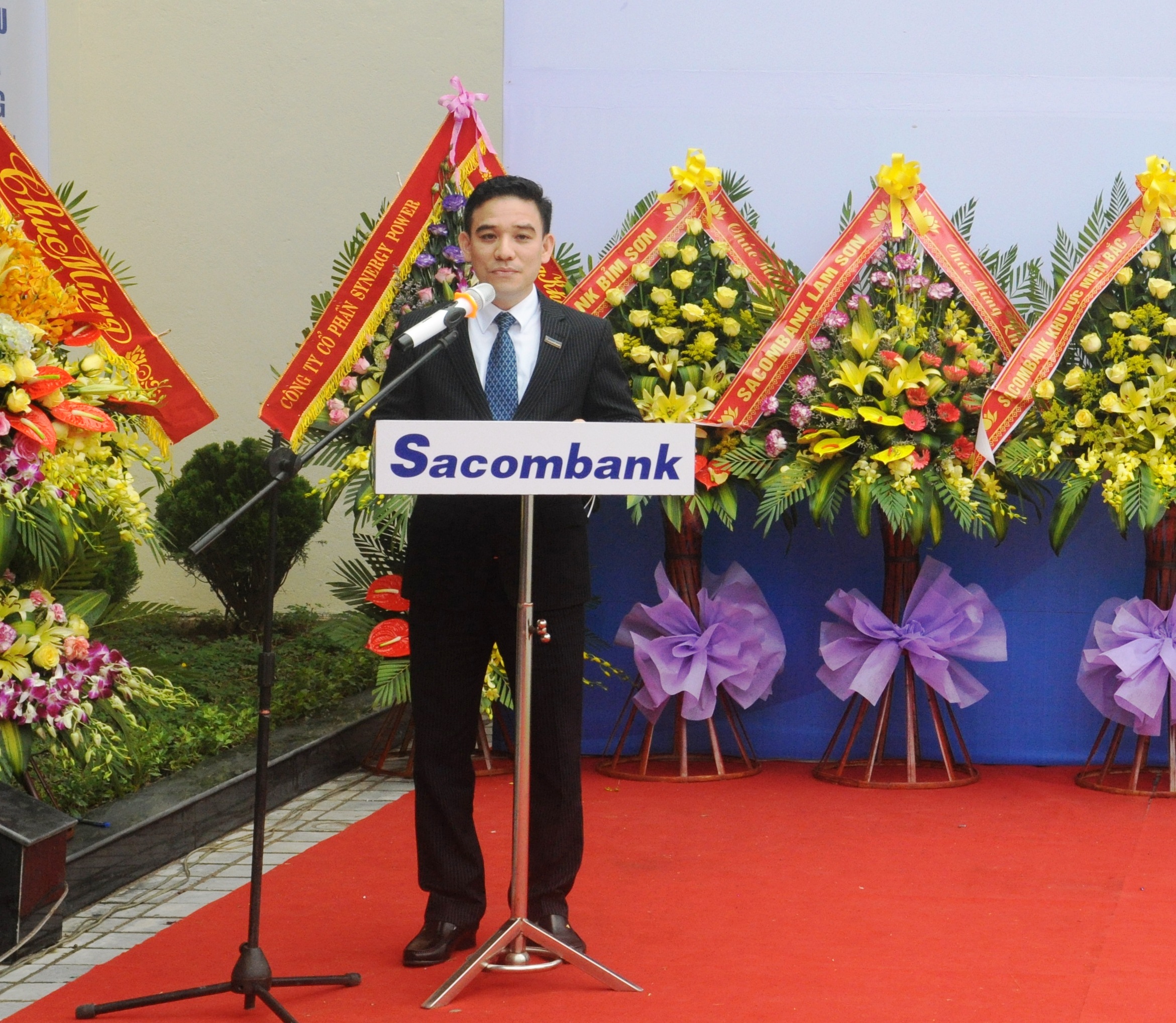 Khai trương phòng giao dịch Sacombank Yên Định
