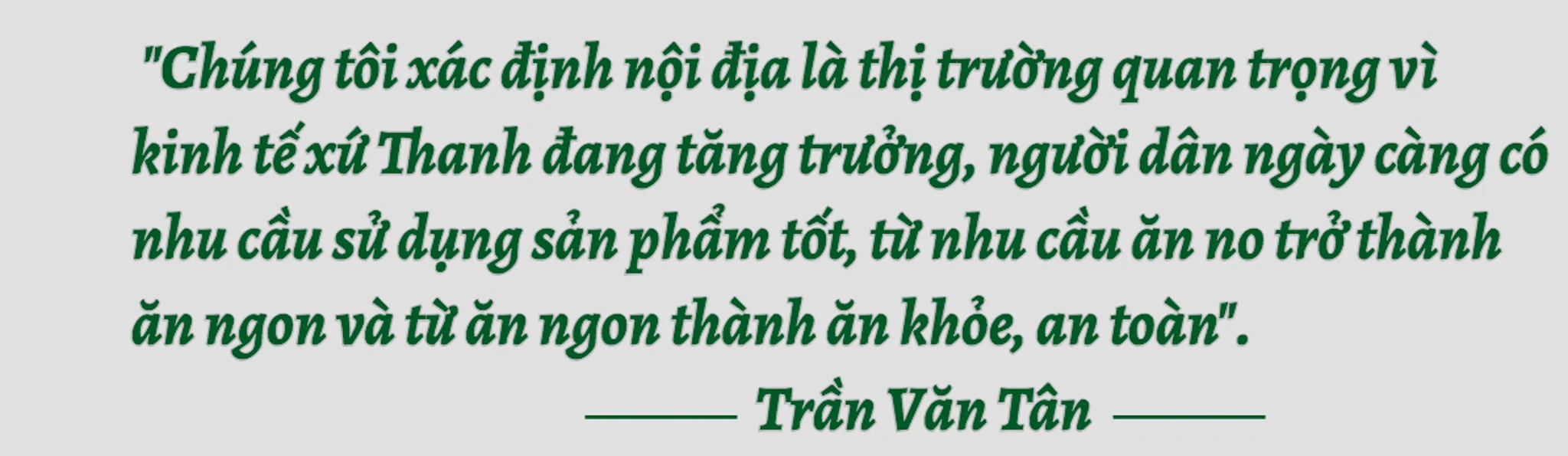 [E-magazine] Ước mơ theo đuổi Nông nghiệp tử tế của CEO xứ Thanh