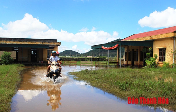 Sớm hoàn thành xây dựng hệ thống chống ngập úng cho khu vực xã Mai Lâm
