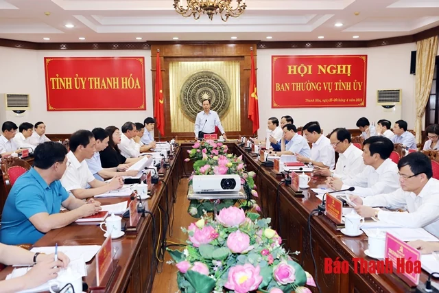 Ban Thường vụ Tỉnh ủy cho ý kiến vào phương án tổng thể sắp xếp đơn vị hành chính cấp xã trên địa bàn tỉnh