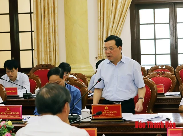 Ban Thường vụ Tỉnh ủy cho ý kiến vào phương án tổng thể sắp xếp đơn vị hành chính cấp xã trên địa bàn tỉnh