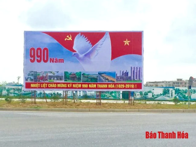 TP Thanh Hóa lộng lẫy trước thềm lễ Kỷ niệm 990 năm Thanh Hóa