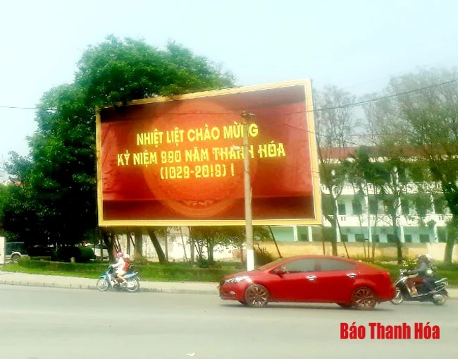 TP Thanh Hóa lộng lẫy trước thềm lễ Kỷ niệm 990 năm Thanh Hóa