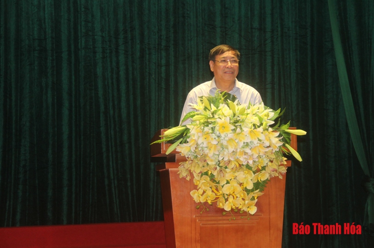 Đoàn ĐBQH Thanh Hóa tiếp xúc cử tri tại thị xã Bỉm Sơn
