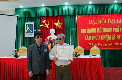 Đại hội đại biểu Hội Người mù TP Thanh Hóa nhiệm kỳ 2019-2024