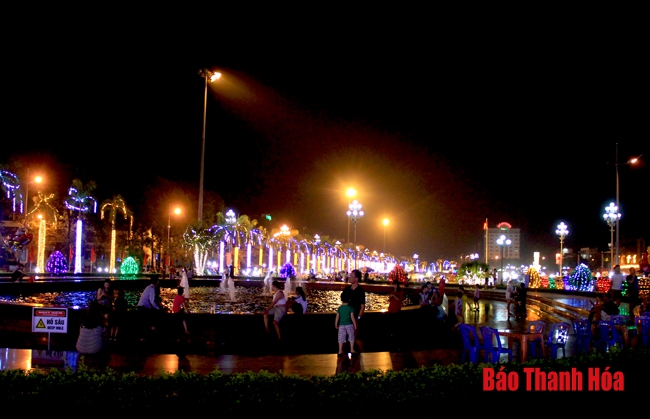 “Bữa tiệc ánh sáng” ấn tượng tại Quảng trường Lam Sơn