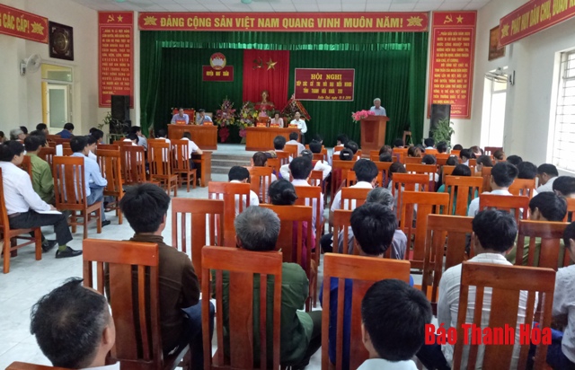 Đại biểu HĐND tỉnh tiếp xúc cử tri tại huyện Như Xuân
