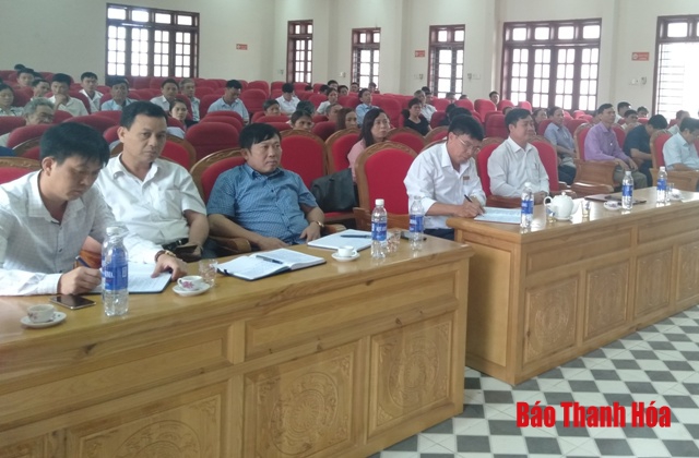 Đại biểu HĐND tỉnh tiếp xúc cử tri tại huyện Nông Cống