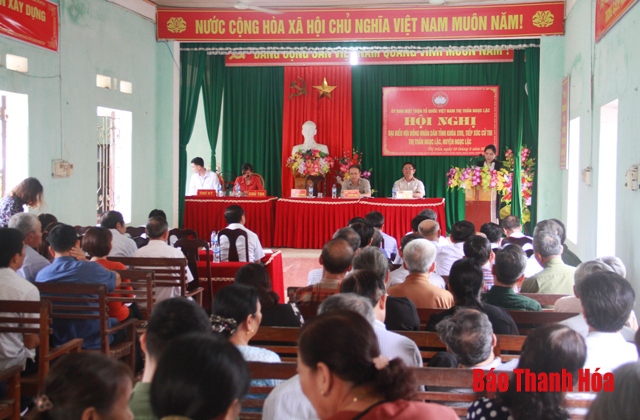 Đại biểu HĐND tỉnh tiếp xúc cử tri tại huyện Ngọc Lặc