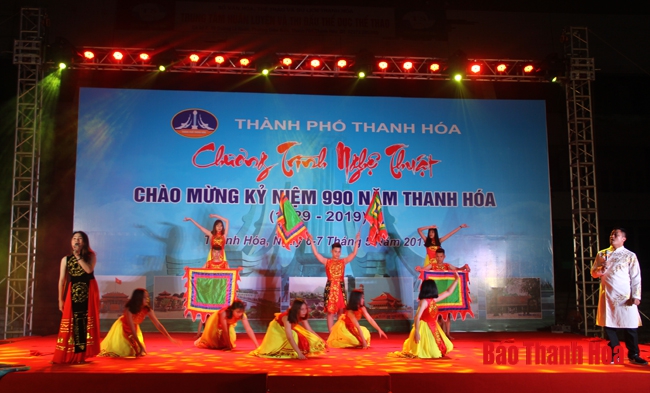 TP Thanh Hóa tổ chức chương trình nghệ thuật chào mừng 990 năm Thanh Hóa
