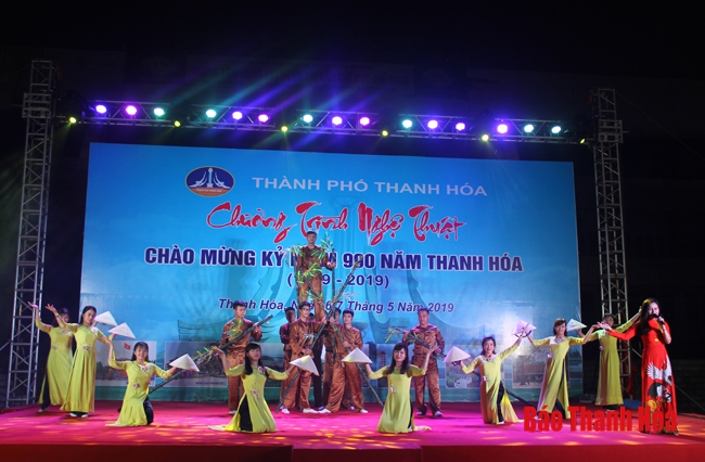 TP Thanh Hóa tổ chức chương trình nghệ thuật chào mừng 990 năm Thanh Hóa