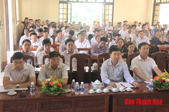 Đại biểu HĐND tỉnh tiếp xúc cử tri các xã phía Bắc của huyện Hoằng Hóa
