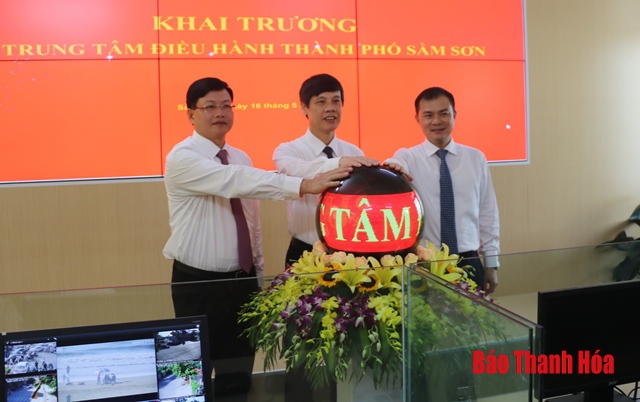 Khai trương Trung tâm giám sát điều hành đô thị thông minh TP Sầm Sơn