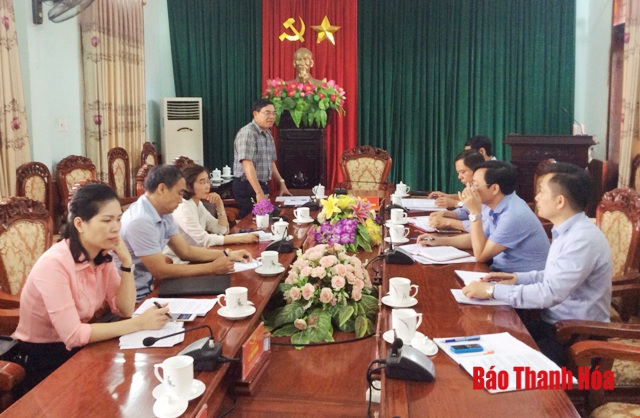 Kiểm tra việc thực hiện Nghị quyết số 33-NQ/TW tại huyện Như Xuân