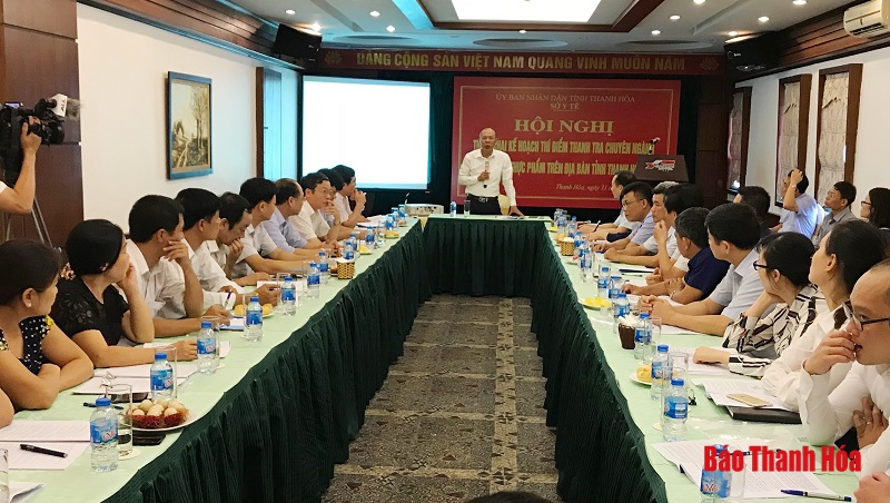 Triển khai kế hoạch thí điểm thanh tra chuyên ngành an toàn thực phẩm