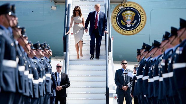 Hơn 10.000 cảnh sát bảo vệ Tổng thống Trump trong chuyến thăm Anh