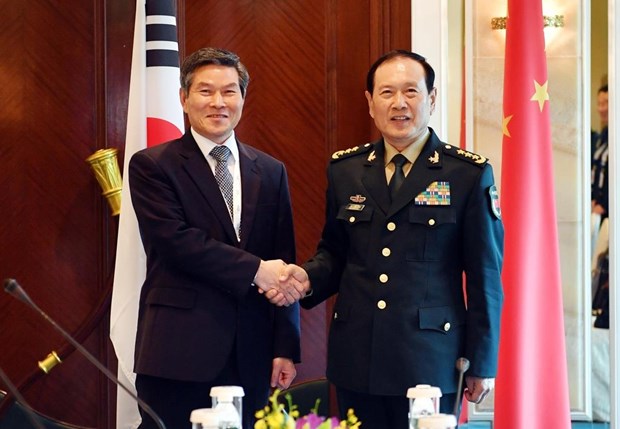 Hàn-Trung đạt đồng thuận về việc thúc đẩy quan hệ quốc phòng