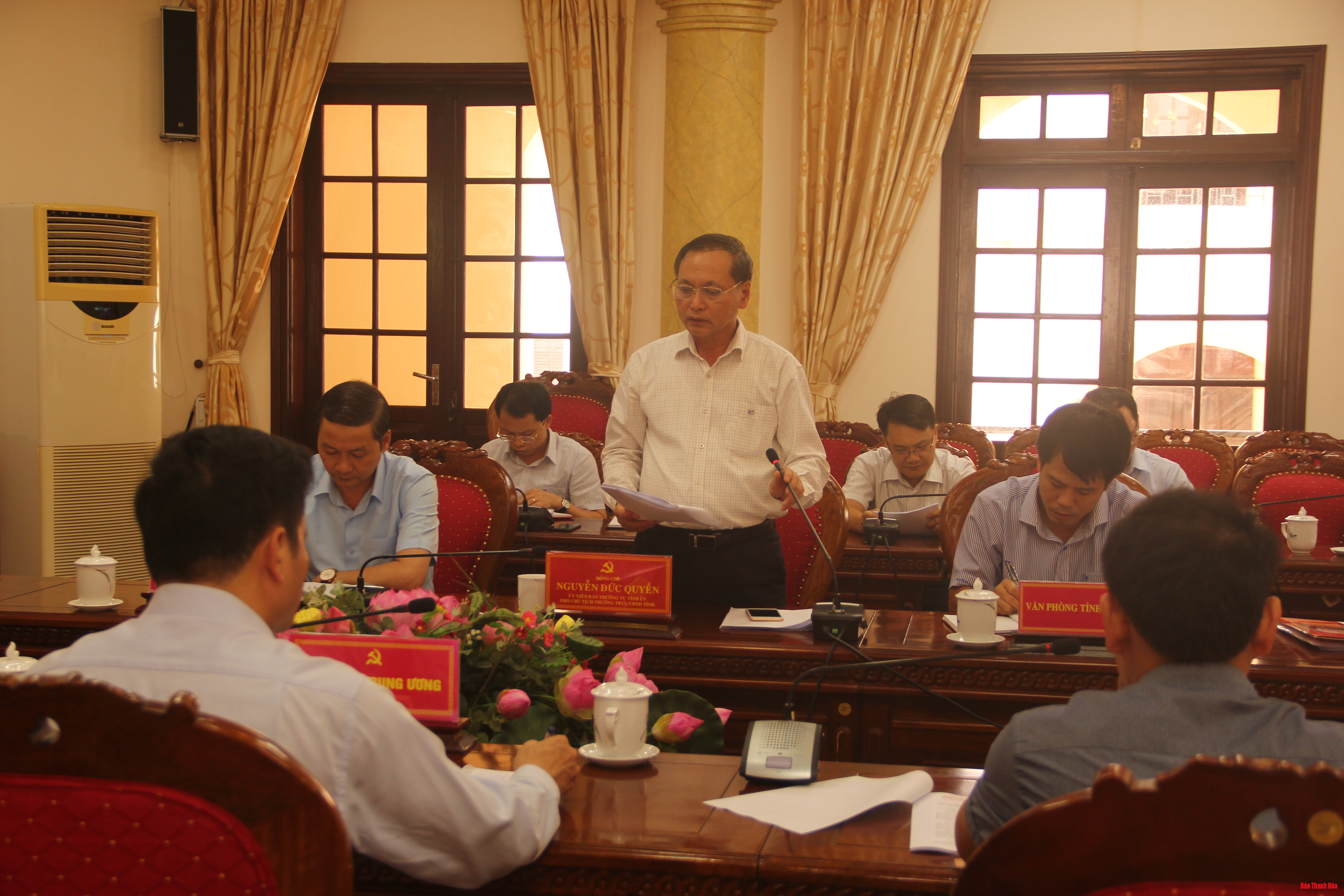 Đoàn công tác Ban Kinh tế Trung ương làm việc với tỉnh Thanh Hóa về công tác phòng chống dịch tả lợn châu Phi