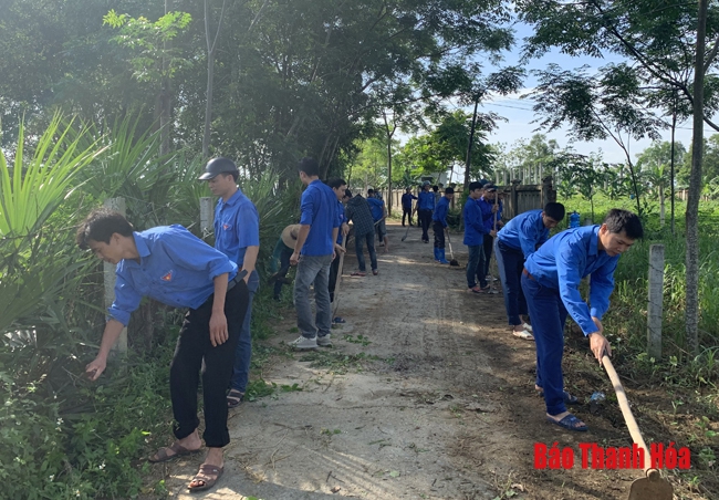Huyện Thọ Xuân: Ra quân Chiến dịch thanh niên tình nguyện hè 2019