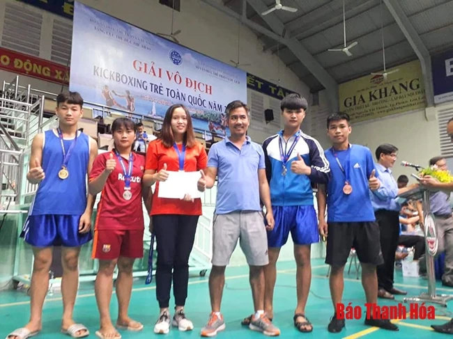 Thanh Hóa giành 2 HCV, 2 HCB, 2 HCĐ tại giải vô địch kick boxing trẻ toàn quốc 2019