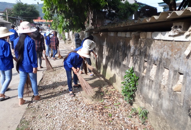 Huyện đoàn Vĩnh Lộc ra quân tình nguyện hè năm 2019