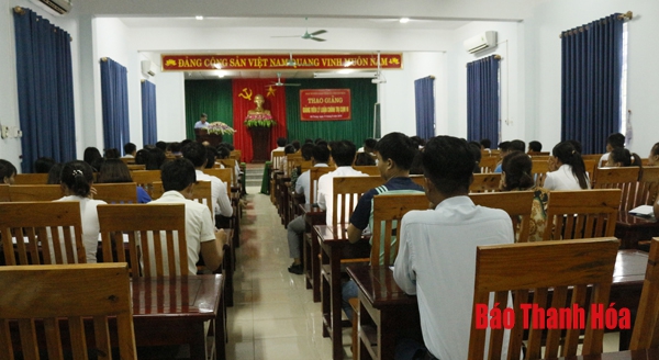 Huyện Hà Trung: Thao giảng Giảng viên lý luận chính trị cụm VI năm 2019