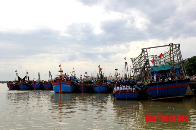Nhộn nhịp chợ cá cảng Hới