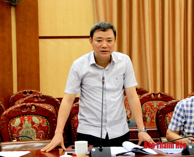 UBND tỉnh nghe báo cáo về đề án đặt tên, đổi tên đường, phố và công trình công cộng trên địa bàn TP Thanh Hóa