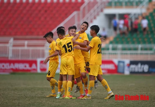 U15 Thanh Hóa xuất sắc giành vé vào bán kết giải vô địch bóng đá U15 quốc gia 2019