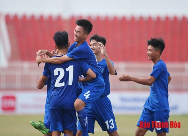 U15 Thanh Hóa xuất sắc giành vé vào bán kết giải vô địch bóng đá U15 quốc gia 2019