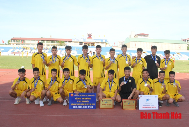 U15 Thanh Hóa được thưởng lớn sau khi giành vị trí á quân tại giải vô địch quốc gia