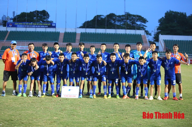 U15 Thanh Hóa giành vị trí á quân Giải vô địch bóng đá U15 quốc gia 2019