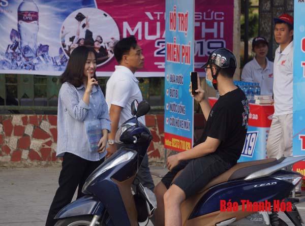 Thanh Hoá: Thí sinh tự tin trước giờ thi